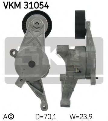 VKM 31054 SKF Натягувач поліклинового ременя1